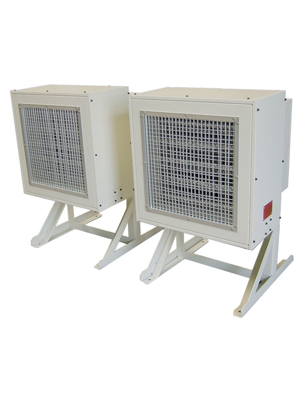 샌드위치 판넬 제조룸 대용량 온풍기 (40kw)